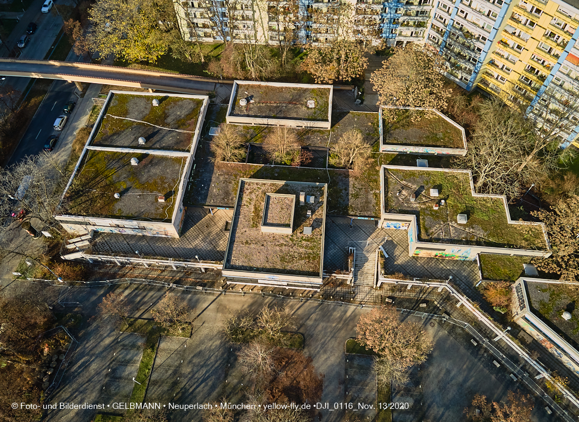 13.11.2020 - die Abrissbaustelle Quiddezentrum in Neuperlach